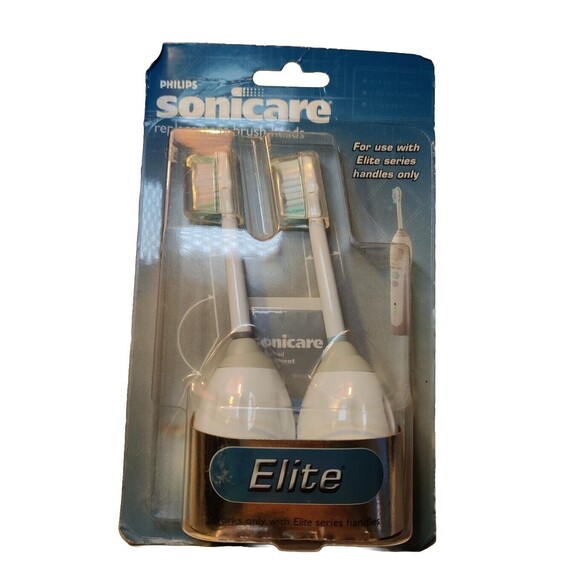 Philips Sonicare Replacement Brush Heads 2 Pack Elite Series 7100-7800 Models - Picture 1 of 4